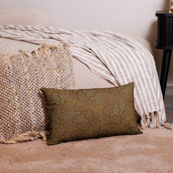 Pillow Geometric Pattern – Fauna Earth - symbolika