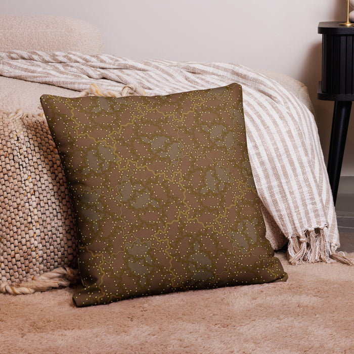 Pillow Geometric Pattern – Fauna Earth - symbolika