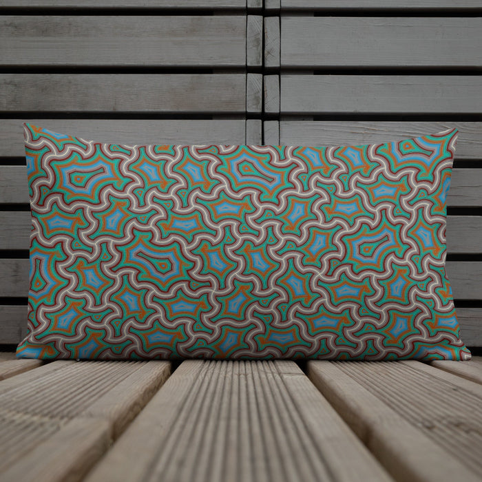 Pillow Geometric Pattern – Harpy - symbolika
