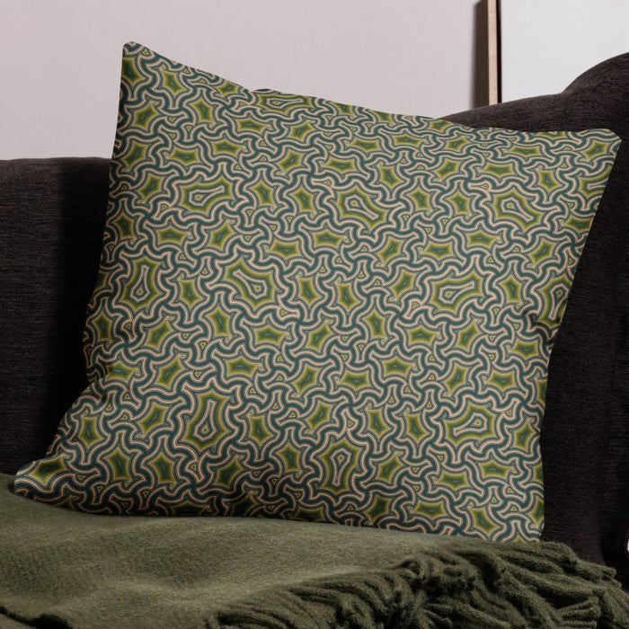 Pillow Geometric Pattern – Mint - symbolika