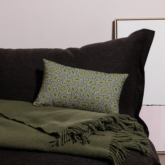 Pillow Geometric Pattern – Mint - symbolika