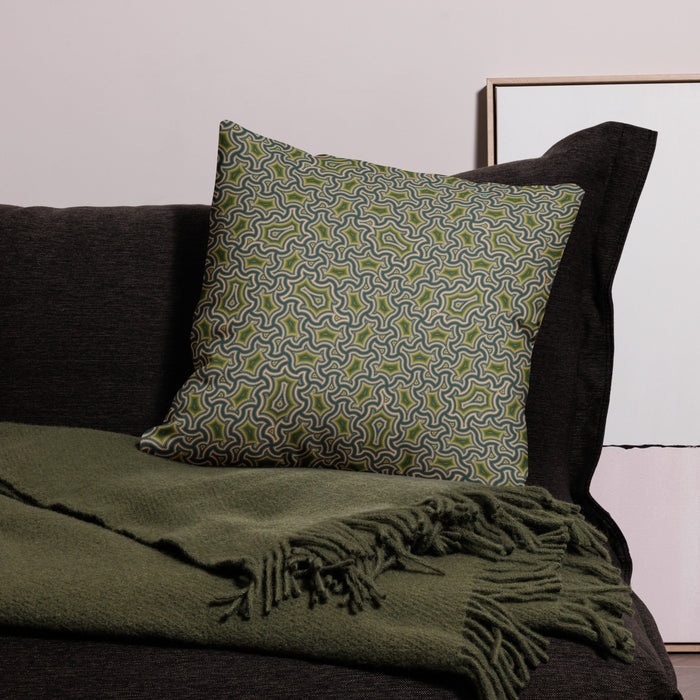Pillow Geometric Pattern – Mint - symbolika