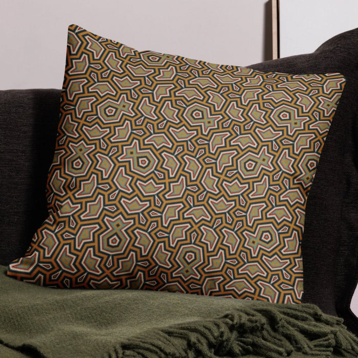 Pillow Geometric Pattern – Pineal Aria - symbolika