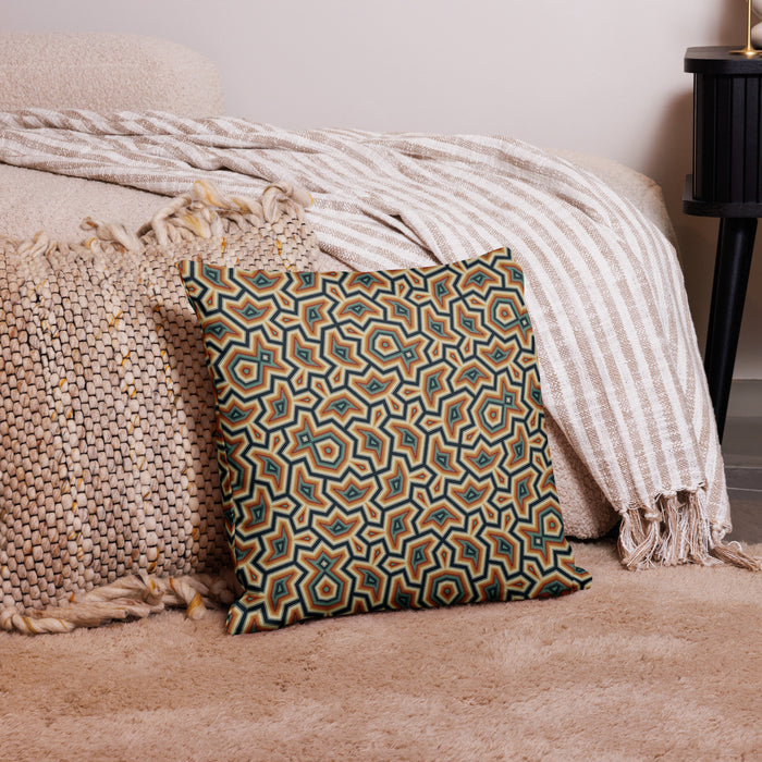 Pillow Geometric Pattern – Pineal Luma - symbolika