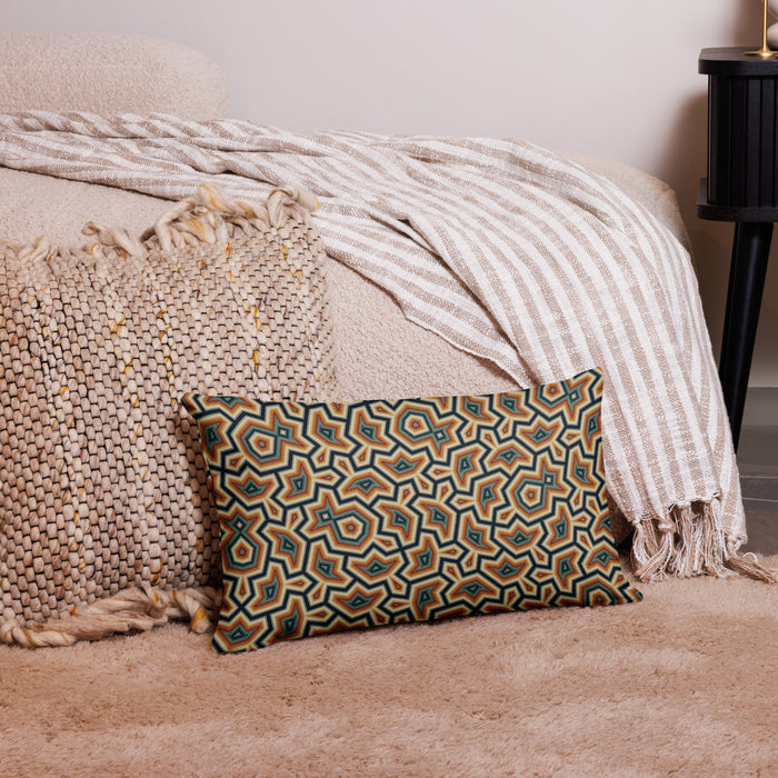 Pillow Geometric Pattern – Pineal Luma - symbolika