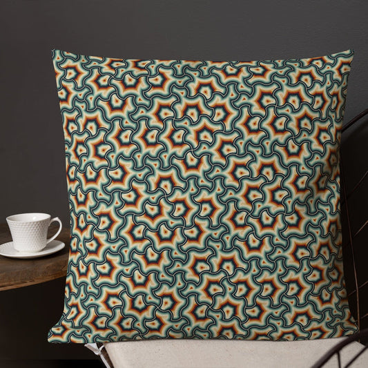 Pillow Geometric Pattern – Scales Exicana - symbolika
