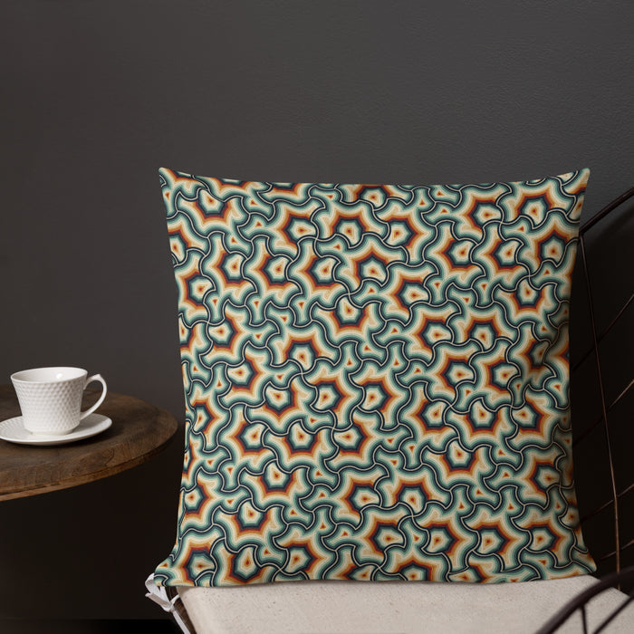 Pillow Geometric Pattern – Scales Exicana - symbolika