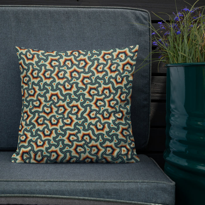 Pillow Geometric Pattern – Scales Exicana - symbolika