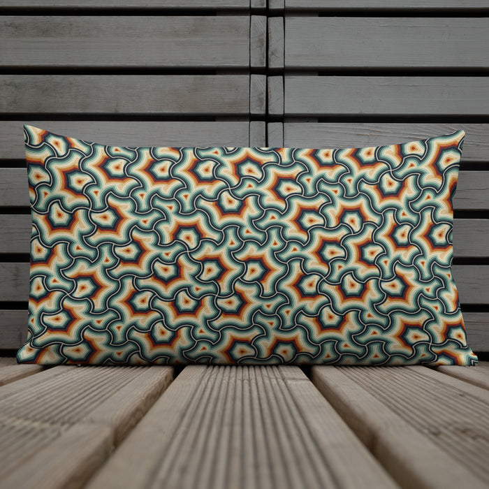 Pillow Geometric Pattern – Scales Exicana - symbolika