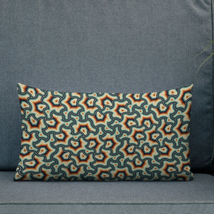 Pillow Geometric Pattern – Scales Exicana - symbolika