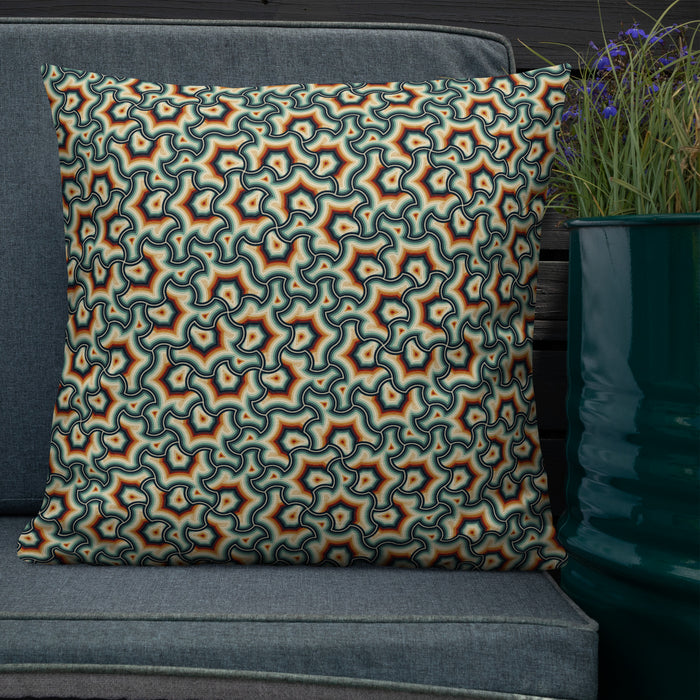 Pillow Geometric Pattern – Scales Exicana - symbolika