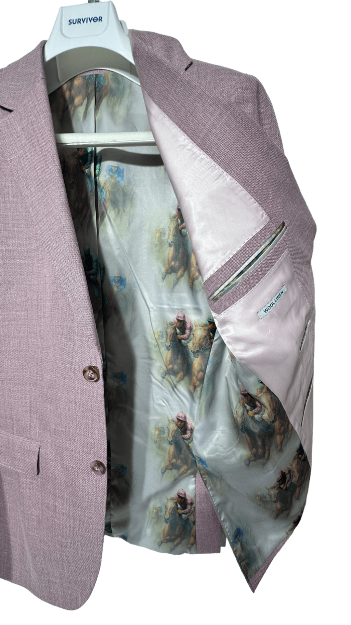 BF Abram Fancy Jacket - Pink / Mint - Harrys for Menswear