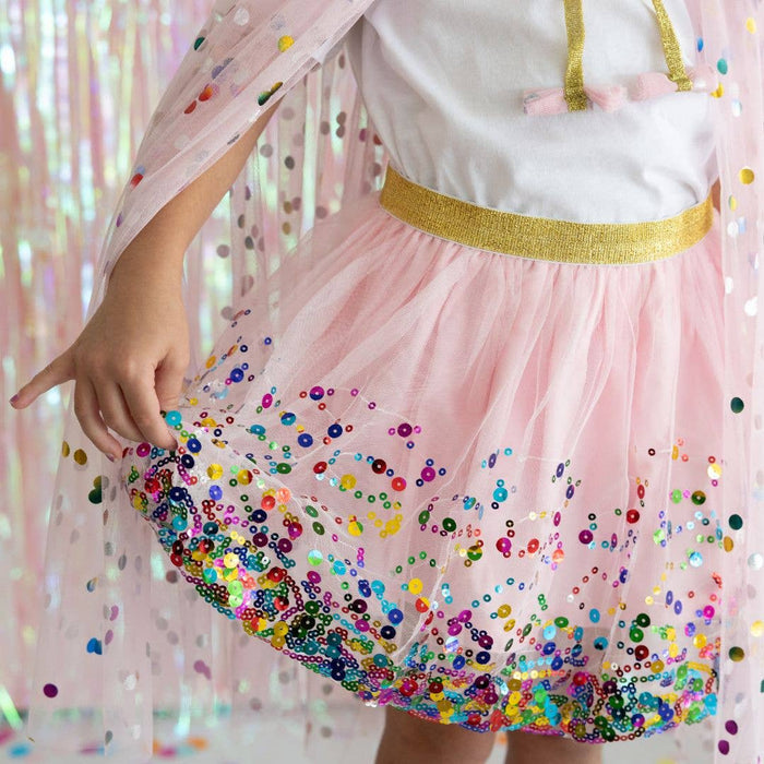 Pink Confetti Tutu - Dress Up Skirt - Kids Tutu - Birthday Tutu