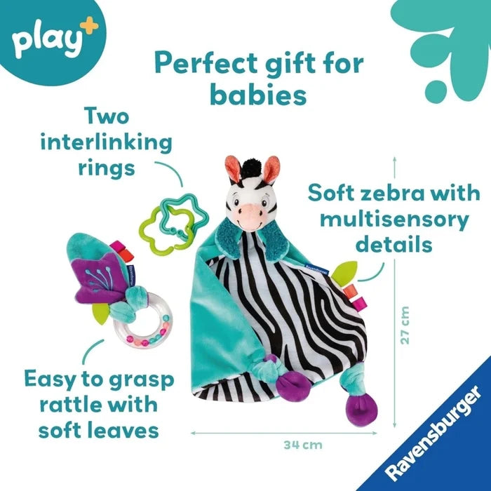 Play+ My First Snuggle Friend - Zebra - ebebek