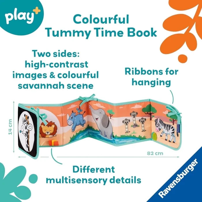 Play+ Tummy Time Wild Animals Book - ebebek