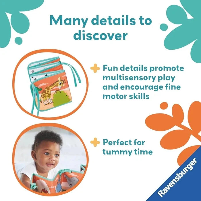 Play+ Tummy Time Wild Animals Book - ebebek