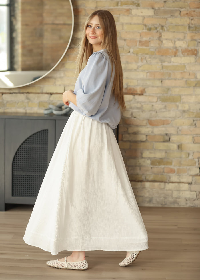 Puff 3/4 Sleeve French Terry Top FF Tops