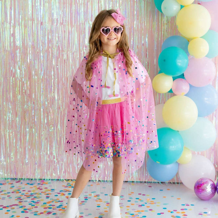 Raspberry Confetti Tutu - Dress Up Skirt - Kids Tutu - Birthday Tutu
