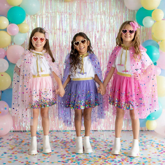 Raspberry Confetti Tutu - Dress Up Skirt - Kids Tutu - Birthday Tutu