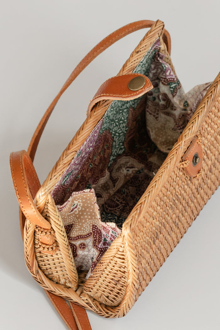 Rattan Bag Crossbody Accessory