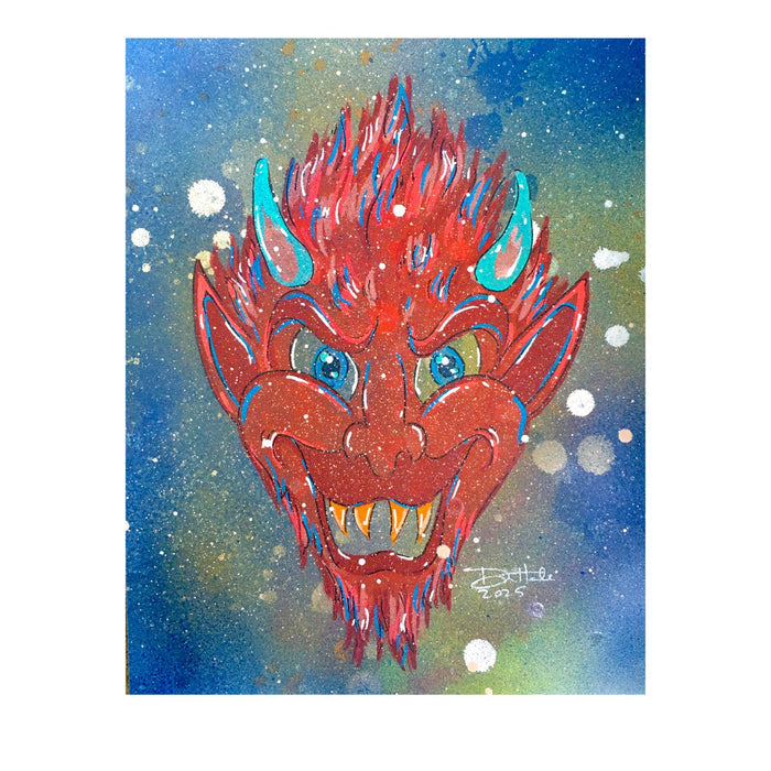 Red Diablo Painting