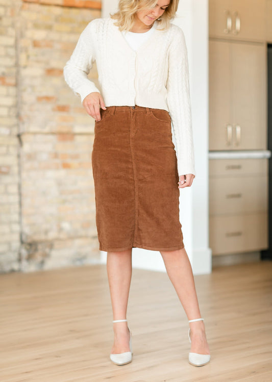 Remi Corduroy Midi Skirt IC Skirts