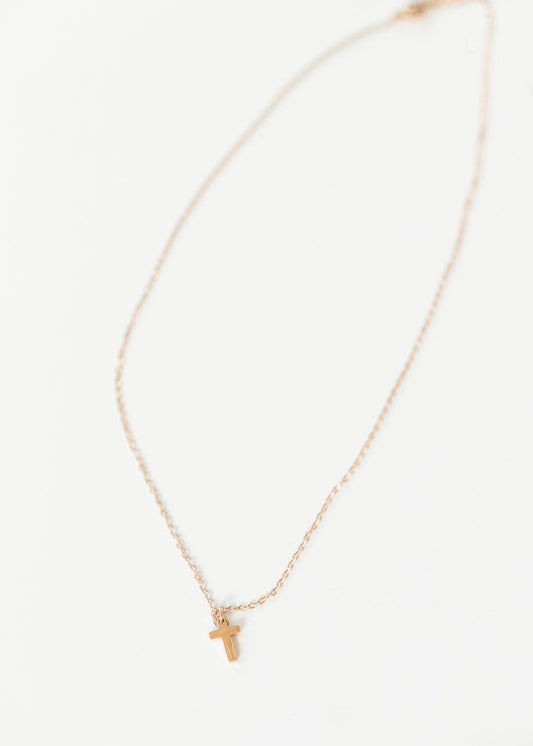 Rose Gold Cross Necklace Accessories
