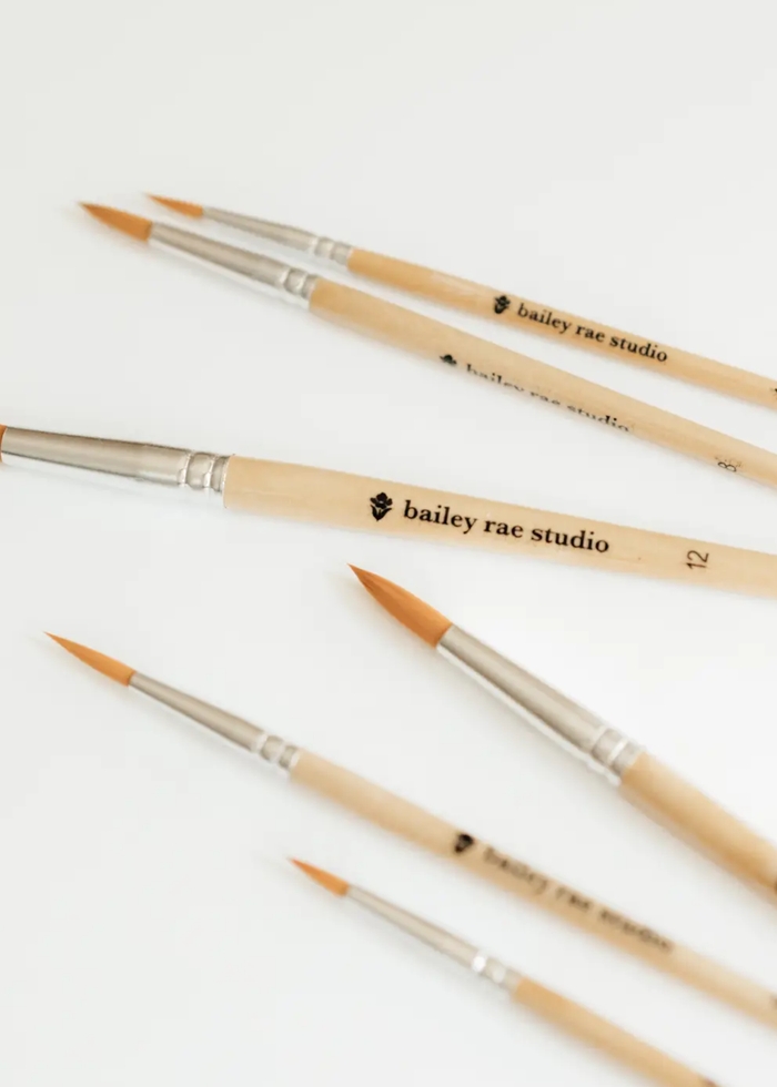 Round Tip Watercolor Brush Set Gifts