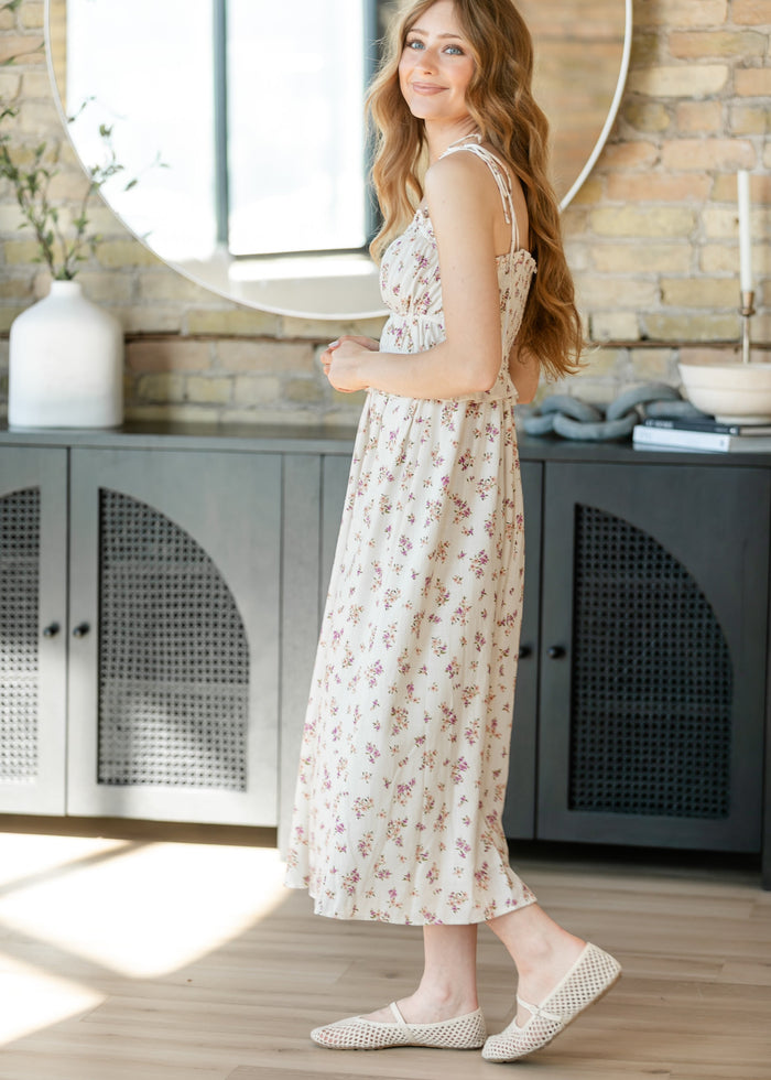 Sadie & Sage® Bouquet Sweetheart Midi Dress FF Dresses