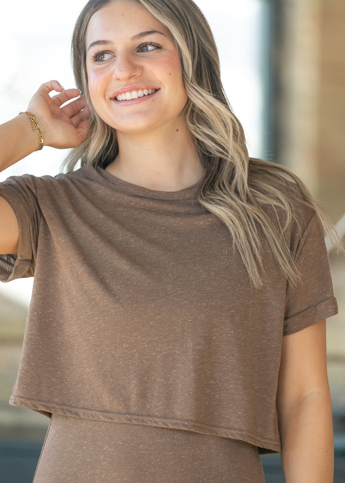 Sadie & Sage® Sand Toys Cropped Tee & Tank Maxi Dress FF Dresses
