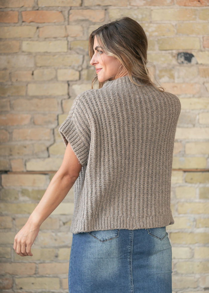 Sage the Label® Granger Turtleneck Sleeveless Sweater FF Tops