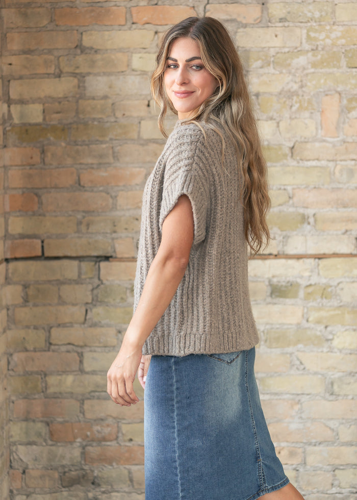 Sage the Label® Granger Turtleneck Sleeveless Sweater FF Tops