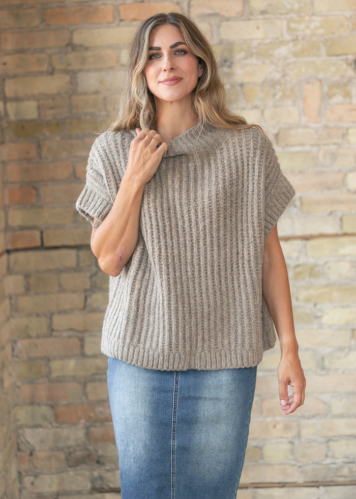 Sage the Label® Granger Turtleneck Sleeveless Sweater FF Tops