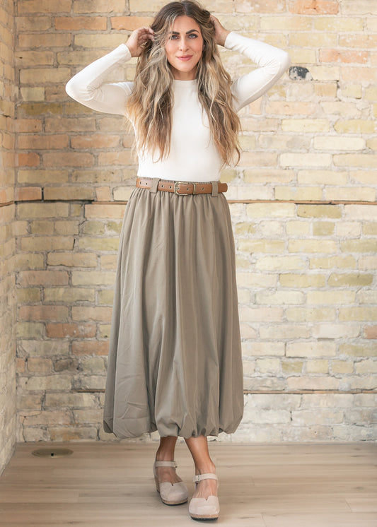 Sage the Label® Village Belted Midi Skirt FF Skirts