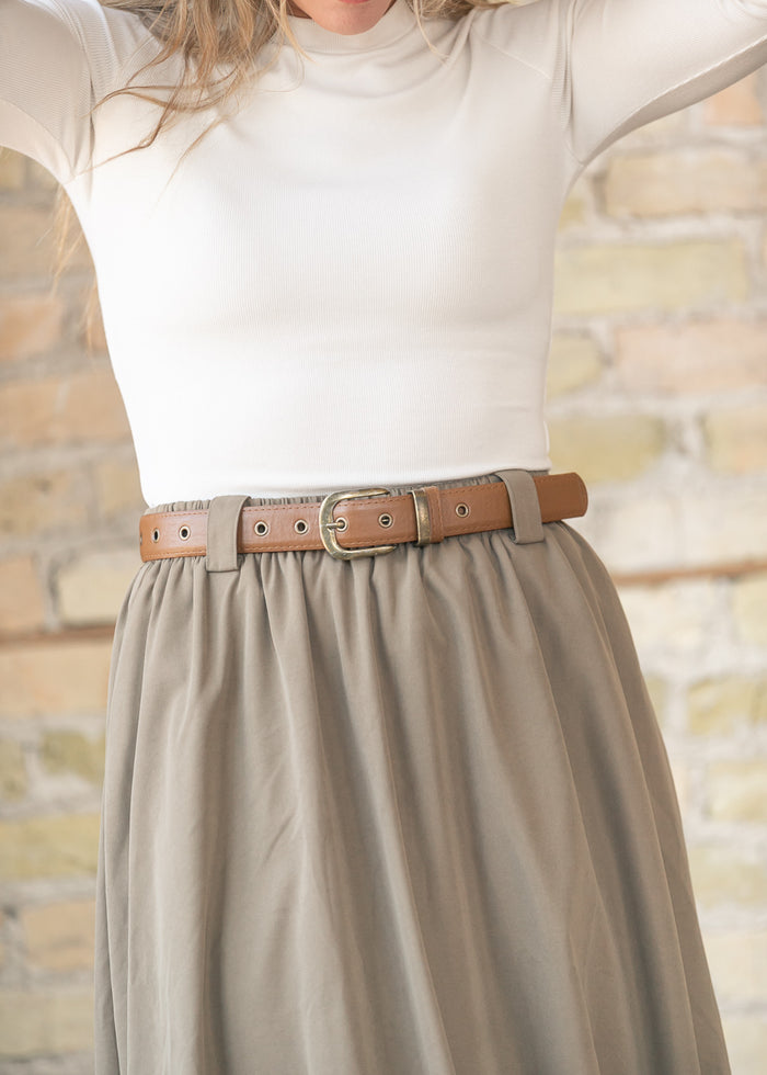 Sage the Label® Village Belted Midi Skirt FF Skirts