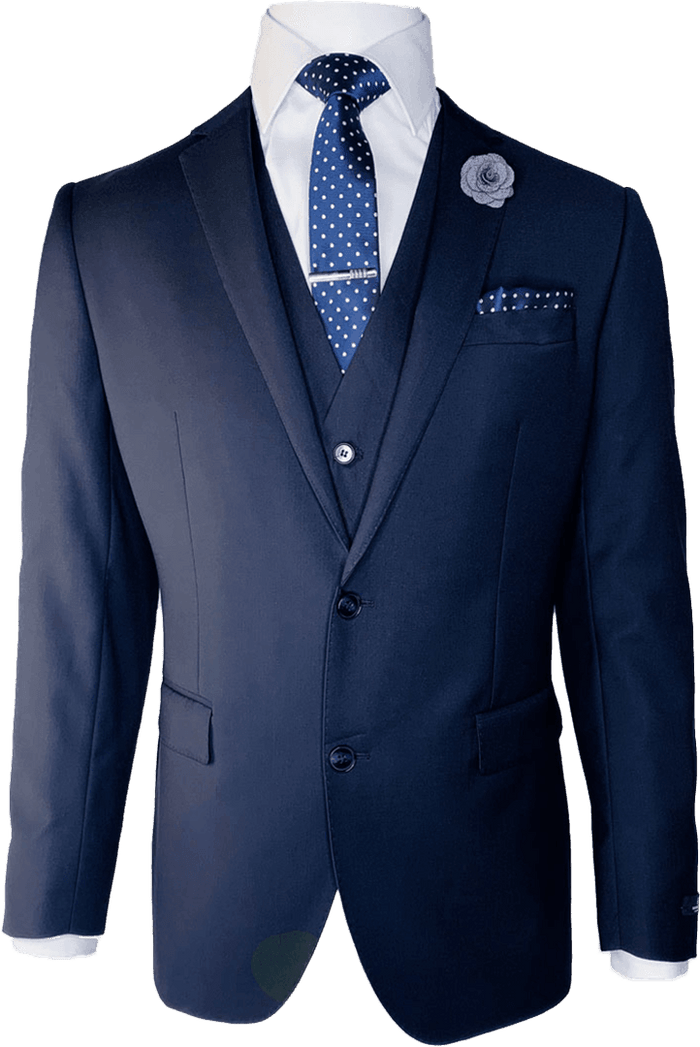 Savile Row D6 - 3 Piece 100% Pure Wool Suit Clearance - Harrys for Menswear