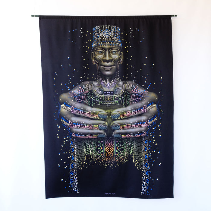 Second Cup Tapestry — visionary art by Symbolika