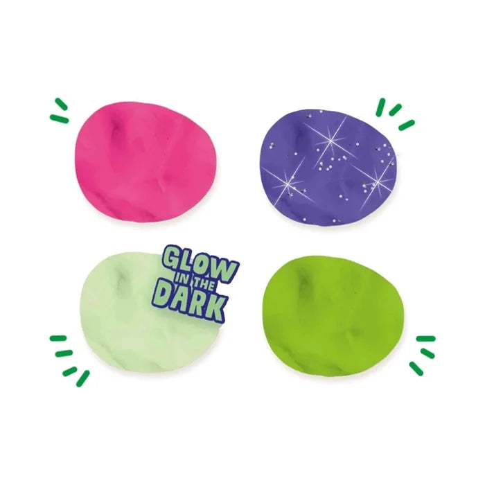 SES Creative Feel Good Glow Dough 4x90g - ebebek