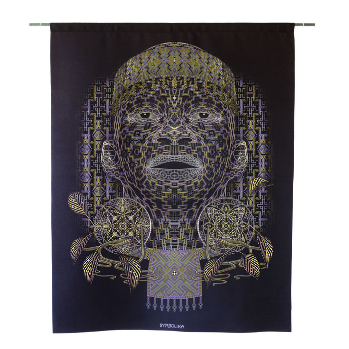 Shamanico Tapestry — visionary art by Symbolika