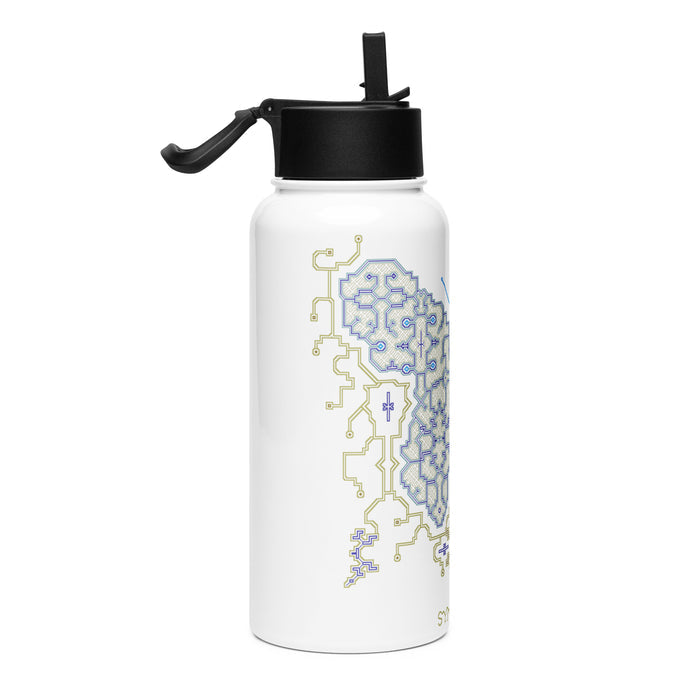 Shipibo Butterfly Water Bottle — Image 3 by Symbolika