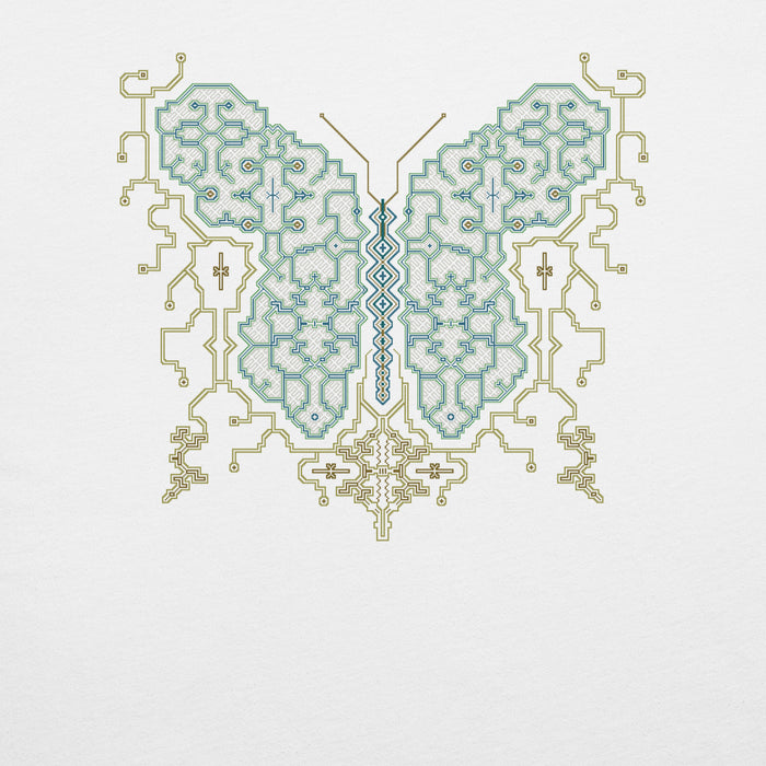 Shipibo Butterfly T-Shirt — Image 2 by Symbolika