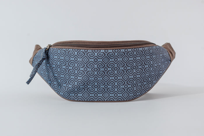 Shipibo-Conibo Lava Grey Fanny Pack - Grey
