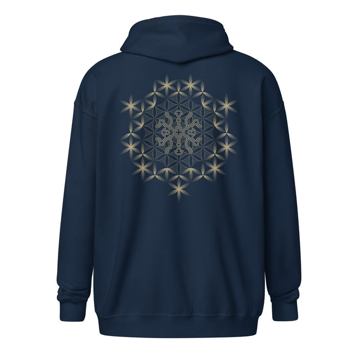 Shipibo Cross Hoodie Choice of Colors — Image 3 by Symbolika