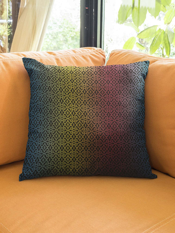 Shipibo Gradient - Square Pillow (M) - symbolika