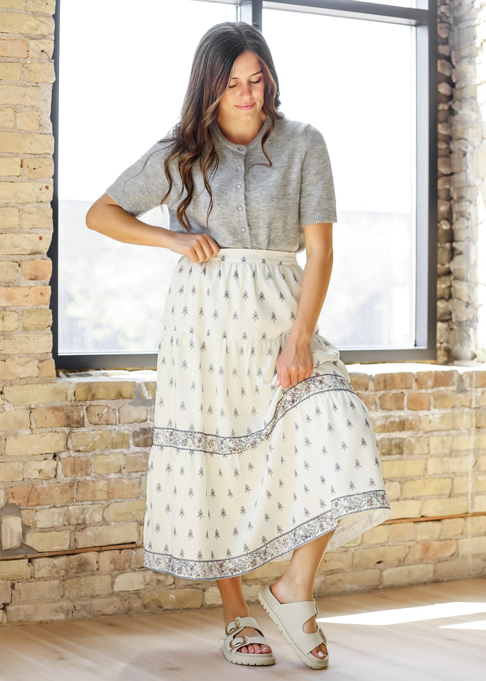 Short Sleeve Button Cardigan FF Layering Essentials