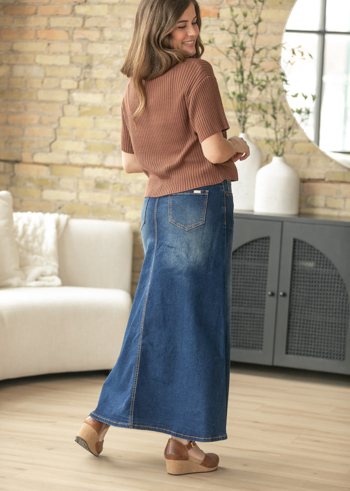 Short Sleeve Single Button Cardigan FF Tops