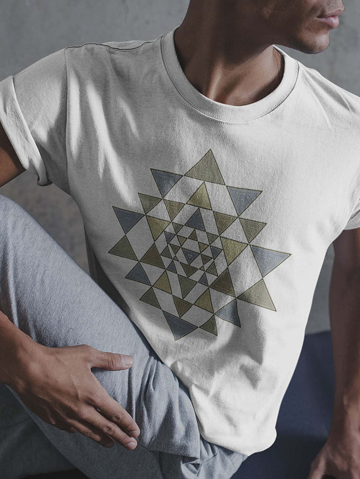 Shri Yantra T-Shirt — visionary art by Symbolika