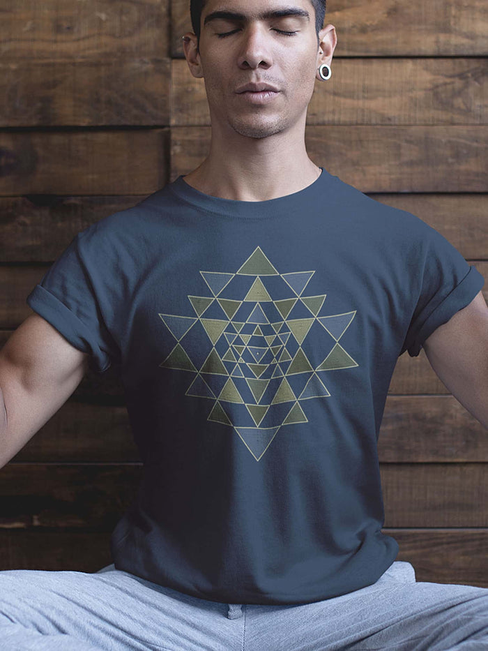 Shri Yantra T-Shirt Choice of Colors — visionary art by Symbolika