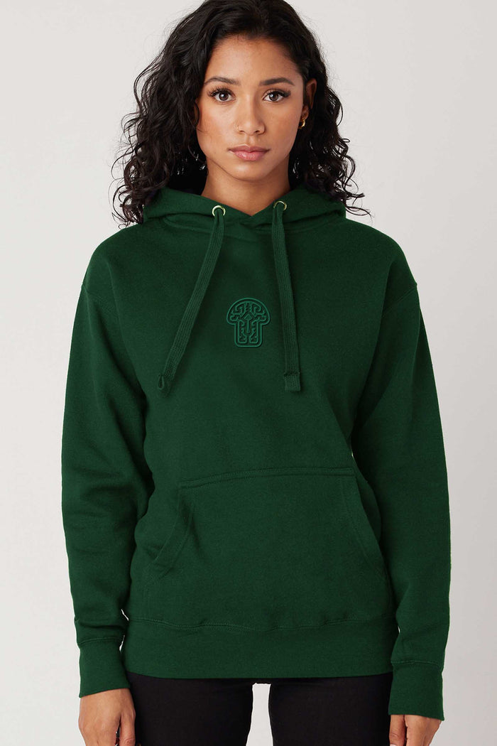 Shroom Hoodie — visionary art by Symbolika