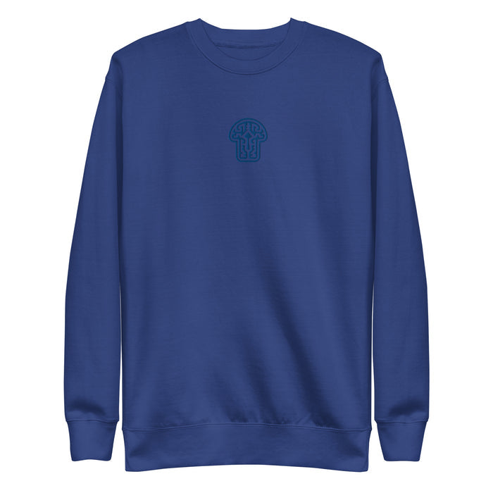 Shroom Sweatshirt Blue — Image 3 by Symbolika